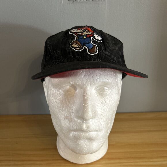 Nintendo Super Mario Character Print Cap 2003 Embroidered Logo Vintage Mario - Picture 1 of 8
